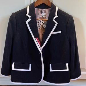 Thom Browne Target Neiman Marcus wool navy jacket. NWT